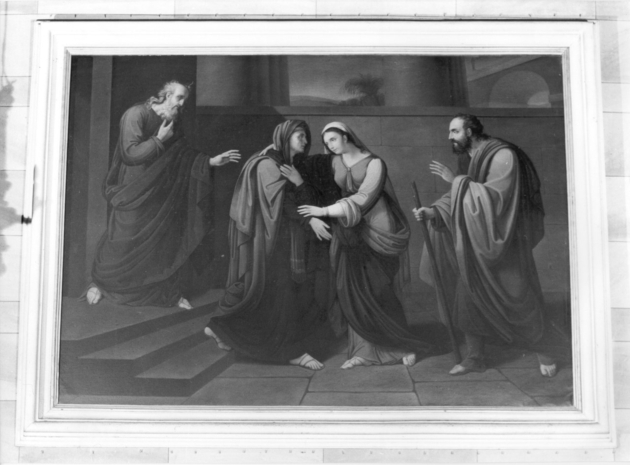 VISITAZIONE (dipinto) di Martini Gaspare (sec. XIX)