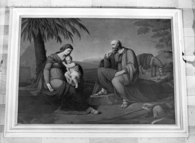 FUGA IN EGITTO (dipinto) di Martini Gaspare (sec. XIX)