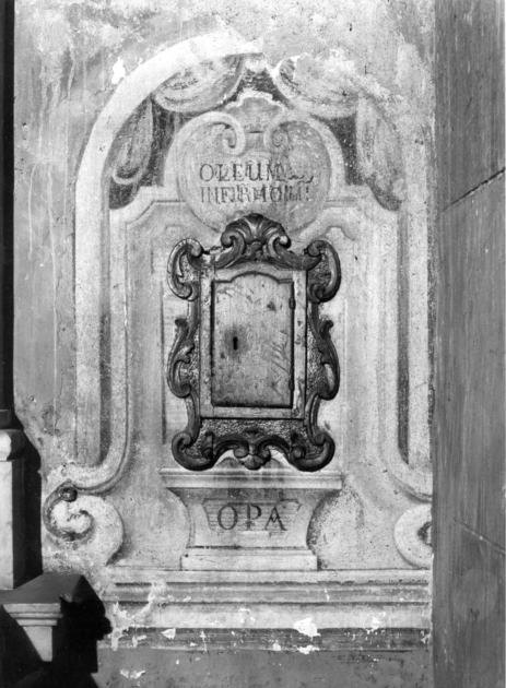 tabernacolo murale - ambito lucchese (sec. XVIII)