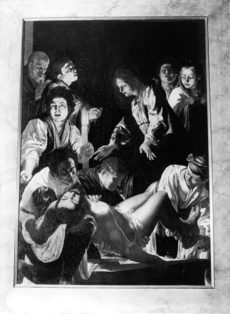 DEPOSIZIONE DI CRISTO DALLA CROCE (dipinto) di Guidotti Paolo detto Cavalier Borghese (primo quarto sec. XVII)