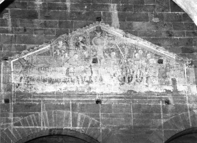 martirio dei Santi Leviti (San Vincenzo, Santo Stefano e San Lorenzo) (dipinto) - ambito lucchese (primo quarto sec. XII)