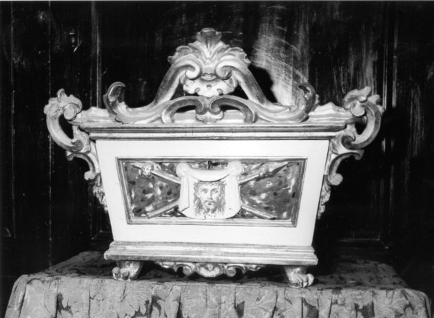 reliquiario a teca - a urna - manifattura lucchese (sec. XVIII)