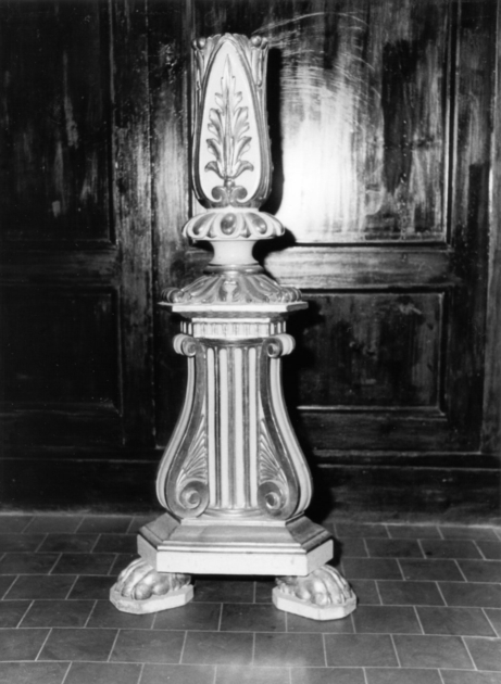 candeliere, serie - manifattura lucchese (primo quarto sec. XIX)