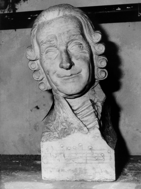busto maschile (busto, opera isolata) di Angeloni Alfredo (sec. XX)