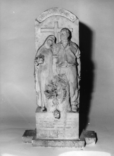 scena familiare (monumento funebre, opera isolata) di Angeloni Alfredo (sec. XX)