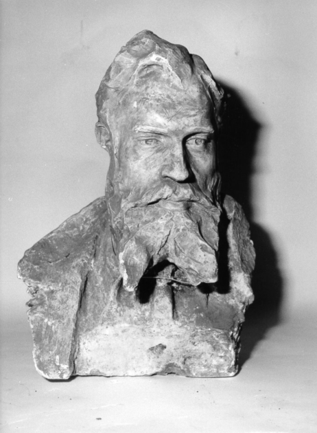 figura maschile (busto, opera isolata) di Baccelli Giuseppe (secc. XIX/ XX)