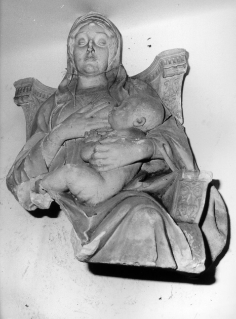 Madonna del latte (rilievo, opera isolata) - bottega lucchese (secc. XIX/ XX)