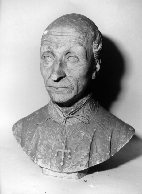 ritratto d'uomo (busto, opera isolata) - bottega lucchese (secc. XIX/ XX)