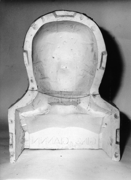 figura maschile (stampo, opera isolata) - bottega lucchese (secc. XIX/ XX)