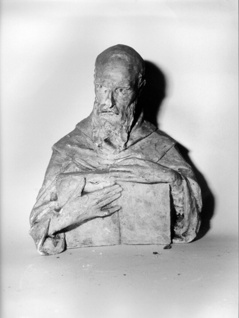 figura maschile (busto, serie) di Passaglia Augusto (secc. XIX/ XX)
