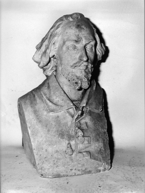 figura maschile (busto, opera isolata) di Passaglia Augusto (secc. XIX/ XX)