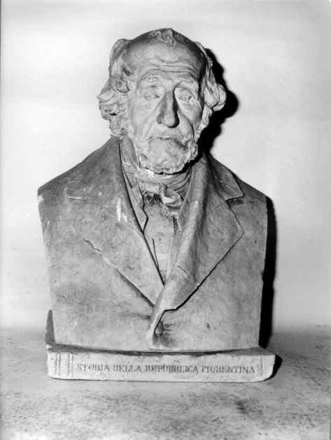 figura maschile (busto, serie) di Passaglia Augusto (secc. XIX/ XX)