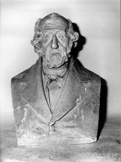 figura maschile (busto, serie) di Passaglia Augusto (secc. XIX/ XX)