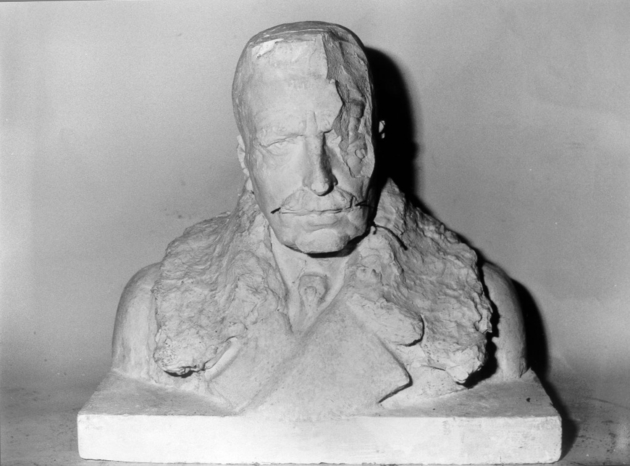 figura maschile (busto, opera isolata) - bottega lucchese (secc. XIX/ XX)