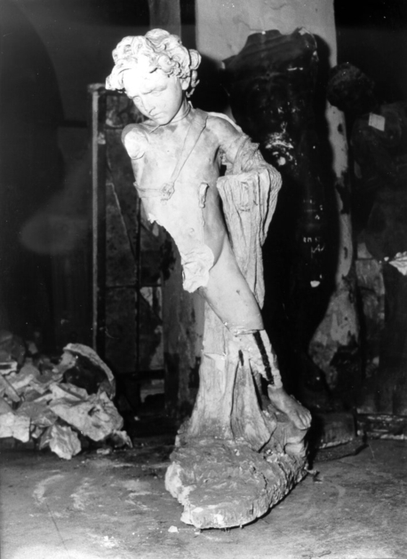 figura maschile (statua, opera isolata) di Lucchesi Urbano (secc. XIX/ XX)