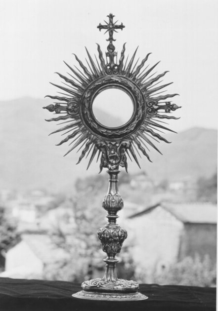 ostensorio - a raggiera di Vambrè Giovanni il Vecchio (fine sec. XVII)