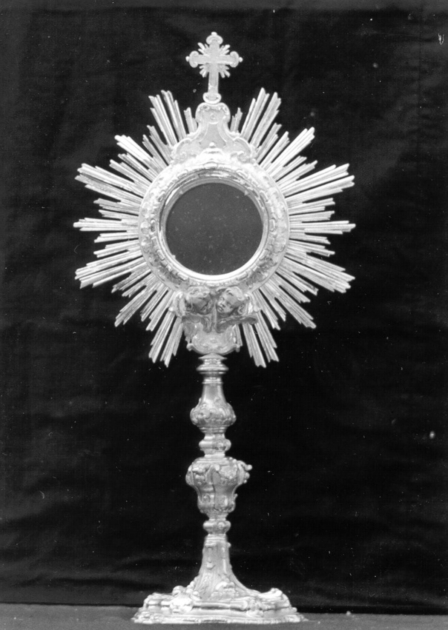 ostensorio - a raggiera di Torcigliani Giovanni Tommaso (sec. XVIII)