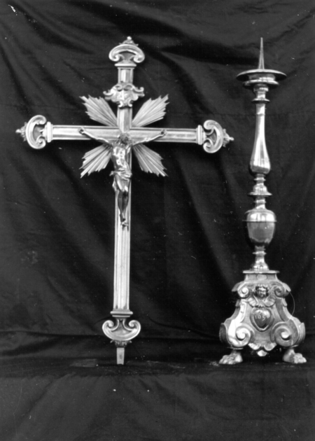 croce - bottega toscana (sec. XIX)