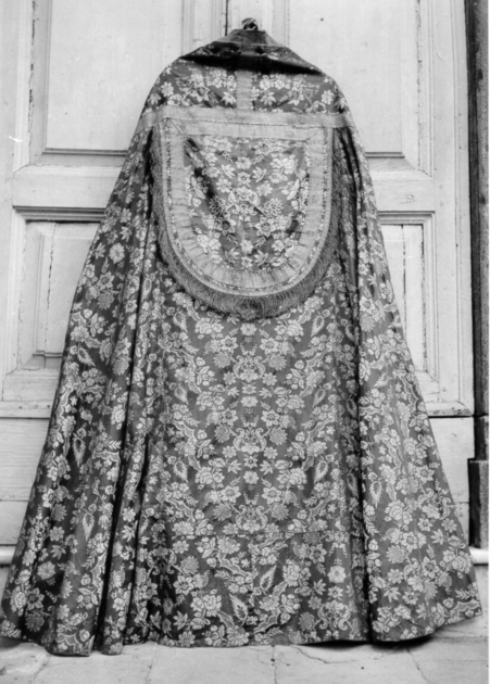 piviale - manifattura italiana (seconda metà sec. XVIII)