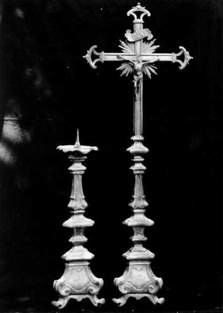 croce d'altare - ambito garfagnino (sec. XVIII)