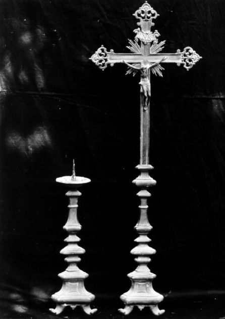croce d'altare - ambito garfagnino (sec. XVIII)