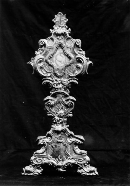 reliquiario - ambito garfagnino (inizio sec. XIX)