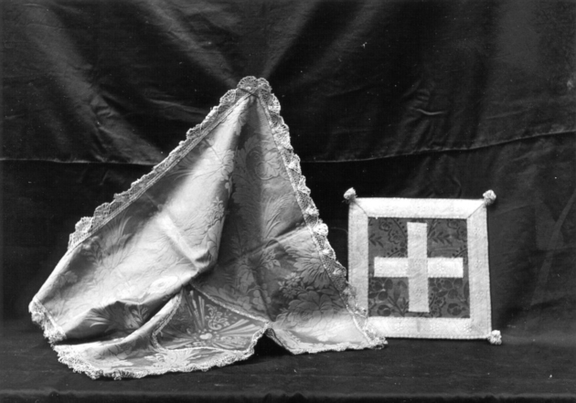 borsa del corporale - manifattura italiana (sec. XVIII)