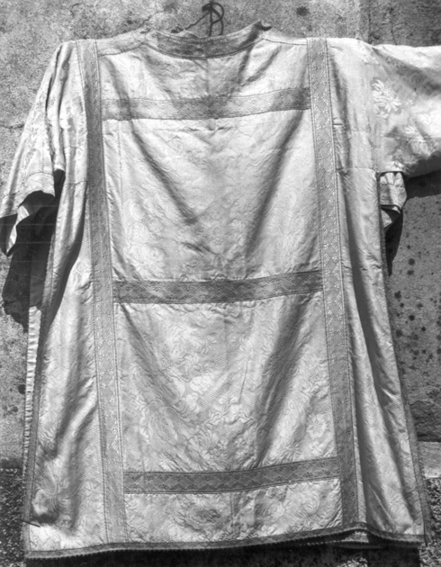 paramento liturgico - in terzo - manifattura lucchese (?) (fine sec. XVIII)