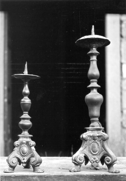 candeliere, serie - ambito garfagnino (sec. XVII)