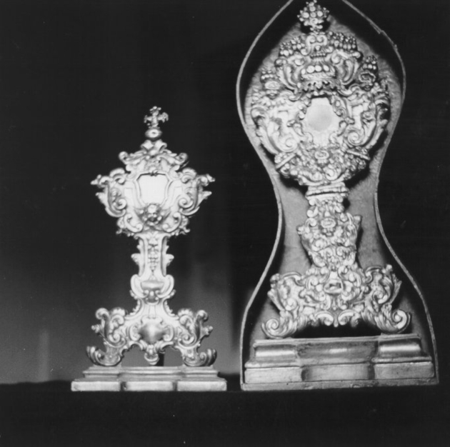 reliquiario - bottega lucchese (metà sec. XVIII)