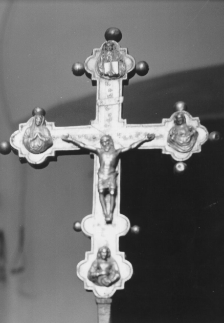 croce processionale - bottega lucchese (terzo quarto sec. XV)