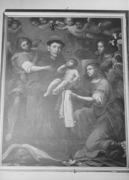 SANT'ANTONIO DA PADOVA (dipinto) di Franchi Tiberio (sec. XVII)