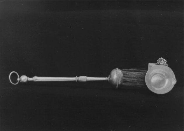 aspersorio - a pennello - ambito garfagnino (sec. XIX)