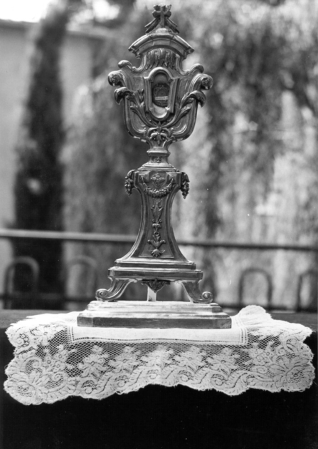 reliquiario - bottega italiana (inizio sec. XIX)