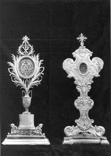 reliquiario - bottega italiana (inizio sec. XIX)