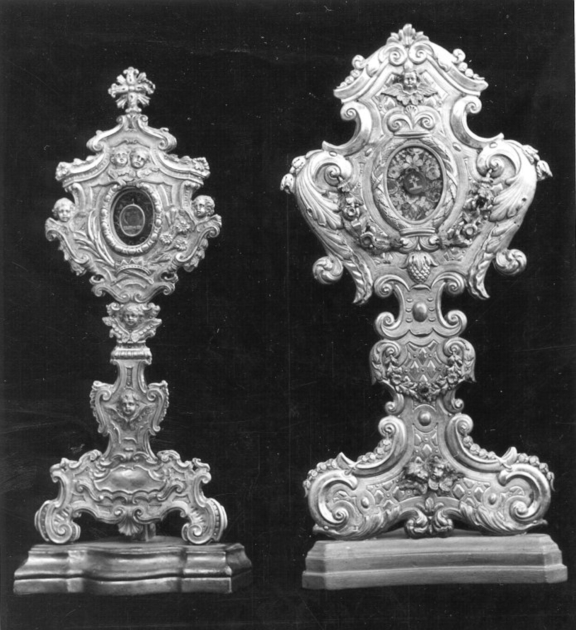reliquiario - bottega italiana (seconda metà sec. XVIII)