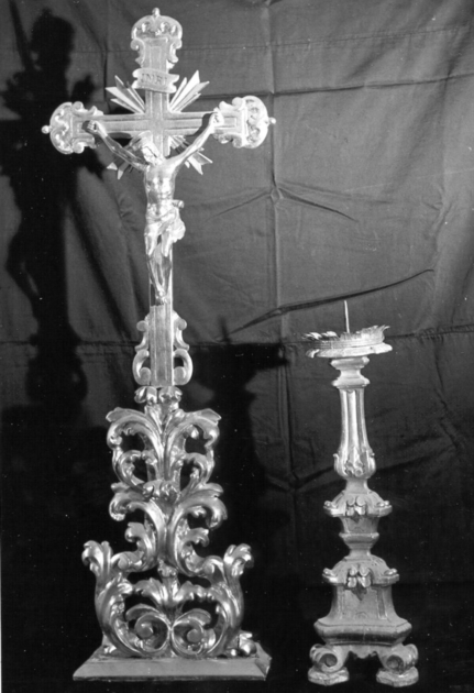 candeliere, serie - bottega lucchese (secc. XVIII/ XIX)