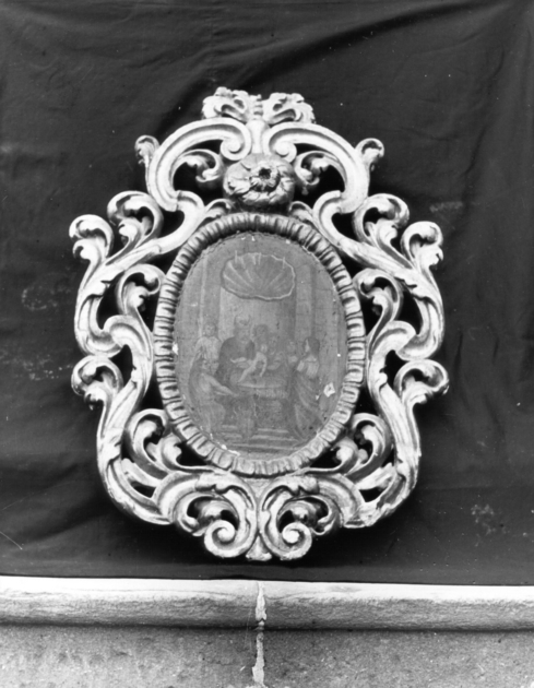 presentazione di Gesù al tempio (insegna) - bottega lucchese (sec. XVII)