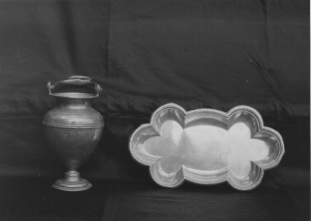 vassoio - bottega italiana (sec. XVIII)