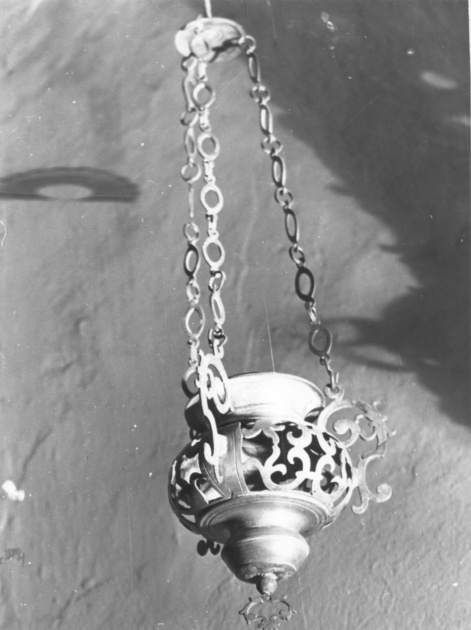 lampada pensile - bottega italiana (sec. XVIII)