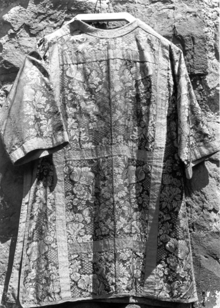 paramento liturgico - in terzo - manifattura lucchese (fine sec. XVIII)