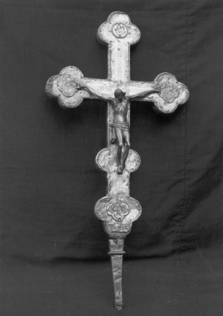 croce processionale - bottega lucchese (sec. XIV)