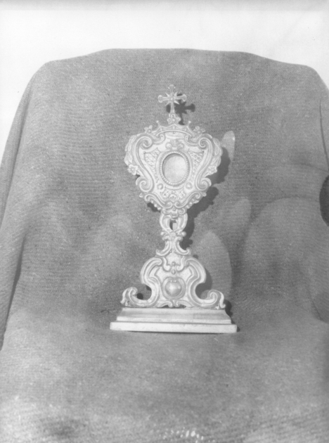 reliquiario - a ostensorio - bottega toscana (sec. XVIII)