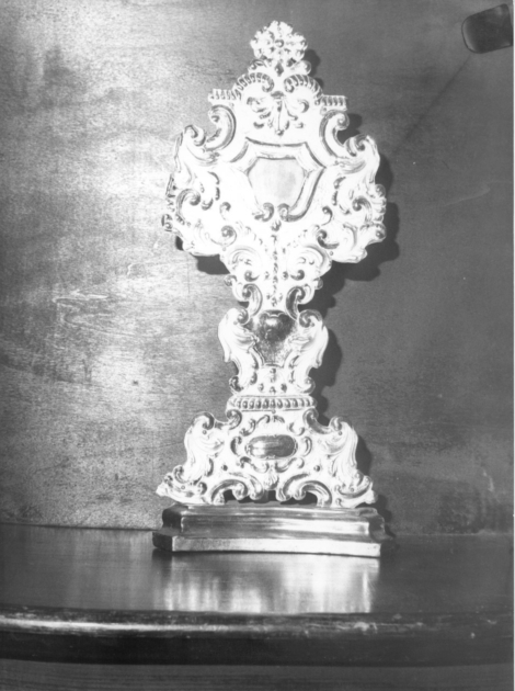 reliquiario - a ostensorio - bottega toscana (sec. XVIII)