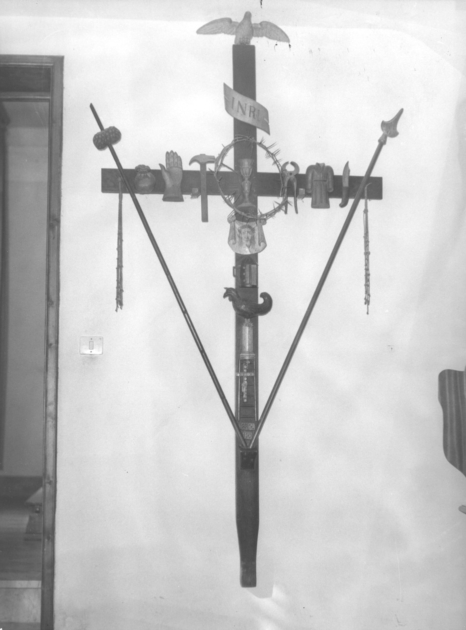 croce penitenziale - bottega lucchese (sec. XIX)