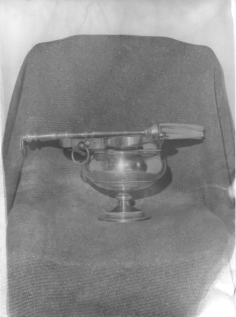 secchiello per l'acqua benedetta - bottega toscana (sec. XIX)