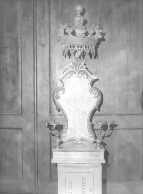 tronetto per esposizione eucaristica - manifattura toscana (seconda metà sec. XVIII)