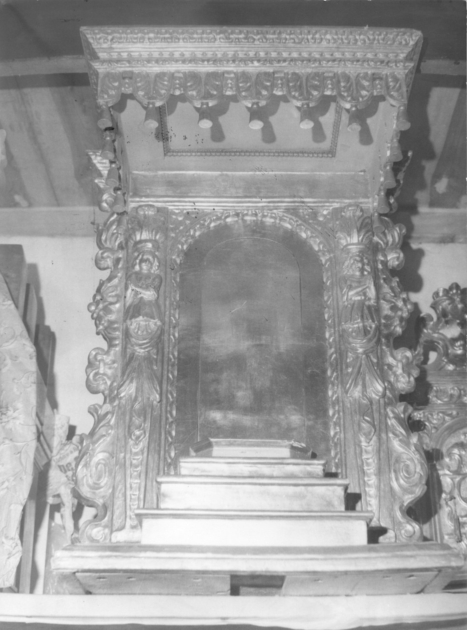 tronetto per esposizione eucaristica - manifattura toscana (sec. XIX)