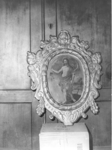 SAN GIOVANNI BATTISTA (insegna) - manifattura toscana (sec. XIX)