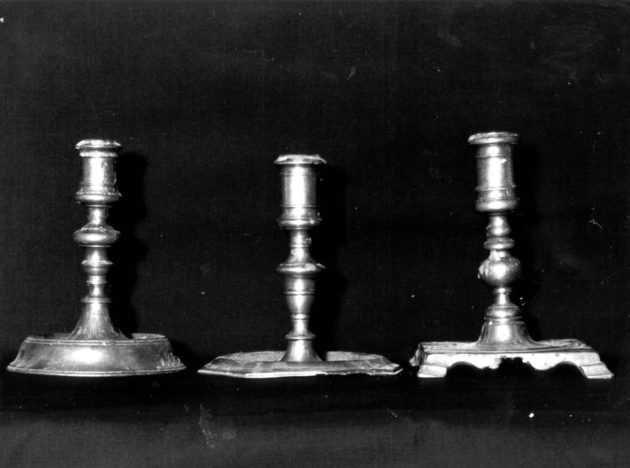 candeliere, serie - bottega toscana (secc. XVII/ XVIII)